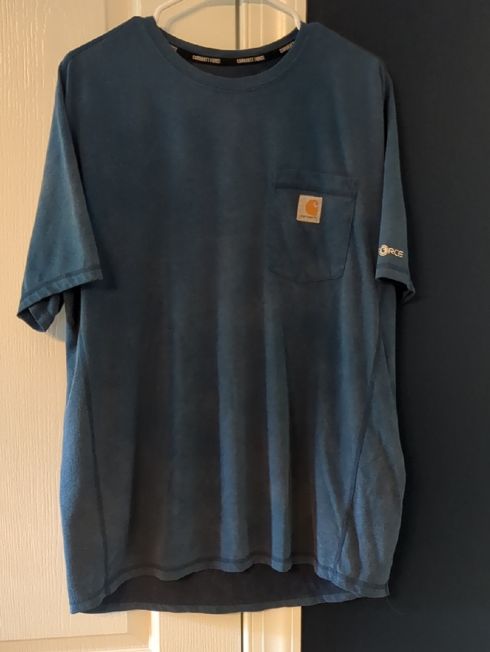 Carhartt Men’s Teal Blue Short Sleeve Pocket Tee